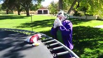 Frozen Elsa & Spider-man Eat Giant Marshmallow Prank vs Joker Deadpool Spidey Funny Superh