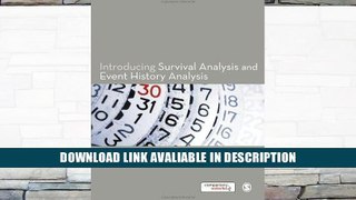 Free ePub Introducing Survival and Event History Analysis By Melinda Mills