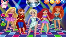 Dancing Princesses Elsa Anna Ariel Rapunzel - Disney Princess Games for Girls