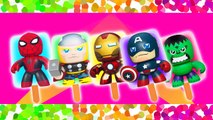 Superhero Surprise Ice Cream Cups Scoop Learn Colors Finger Family Nursery Rhymes For Kids