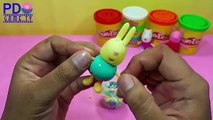 Play Doh Ice Cream Rainbow Kinder Surprise Eggs Peppa Pig Toys Minions Spiderman