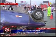 Dos accidentes de tránsito se registraron en San Martín de Porres