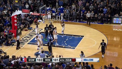 Andrew Wiggins Game Winner  Warriors vs Timberwolves  3.10.17  16-17 NBA Season
