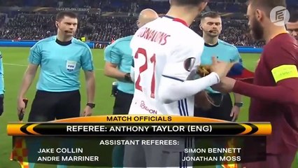 Lyon - As Roma :4-2 ( belle victoire des lyonnais en Europa League ) 09 mars 2017