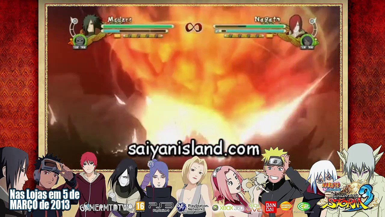 3. Игры Наруто ниндзя Корабельная пудра Буря Учиха против Мадара Нагато Edo Tensei