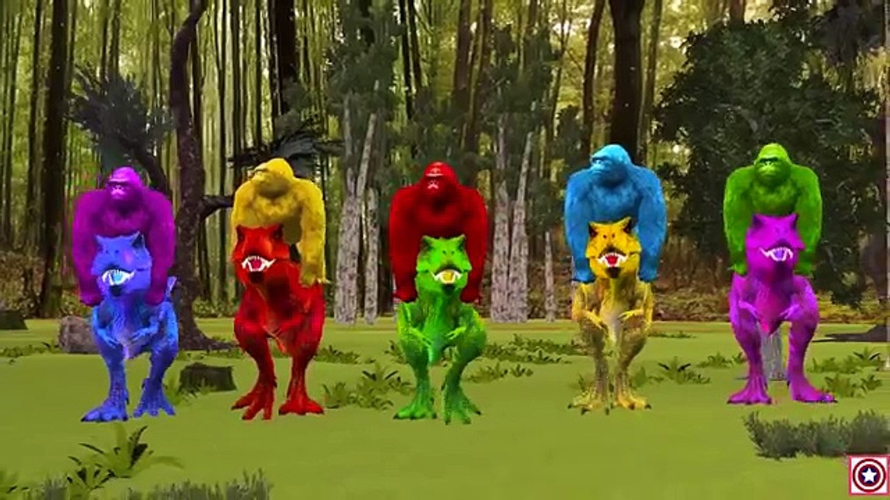 Animals Finger Family Songs And Nursery Rhymes Collection For Kids | Dinosaurs Finger Fami