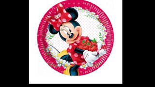 Minnie Mouse Konsept Temalı Doğum Günü Süsleri ve Parti Malzemeler