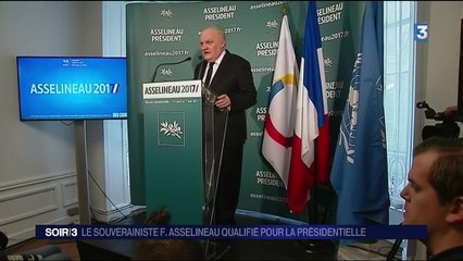 Présidentielle : François Asselineau obtient les 500 parrainages