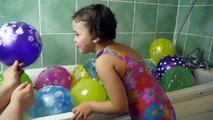 Divertida Manera de Aprender el Color para los Niños en los Globos de Estallar Mostrar el Baño! El aprendizaje de los Colores fo