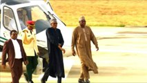 Nigerians rejoice as president Buhari returns home