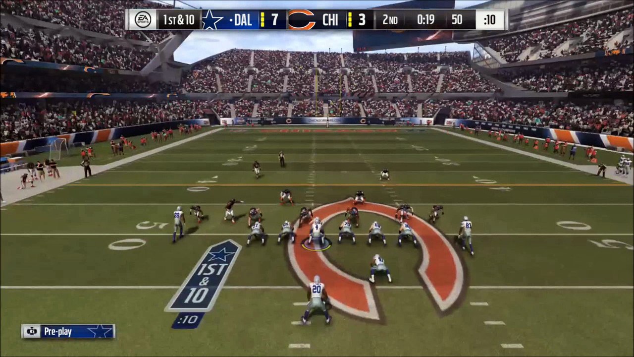 TD Bryant vs Chicago Madden NFL 17