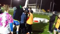 Le moment de rigolade des joueurs du RC Metz