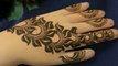 Mehndi design tutorial For Beginners - Henna Mehndi Designs For Hands-Easy Unique Mehendi Art -Leafy Flower