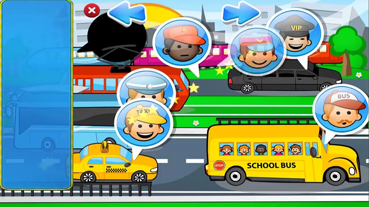 Transport for Kids - Cars Cartoon | Learning Video: Ambulance, Fire Trucks, Police Car