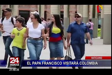 Papa Francisco visitará Colombia en setiembre