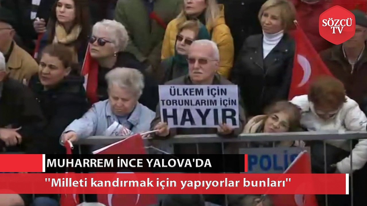 Muharrem İnce sert çıktı: Düğün salonuna gidemiyorlar!