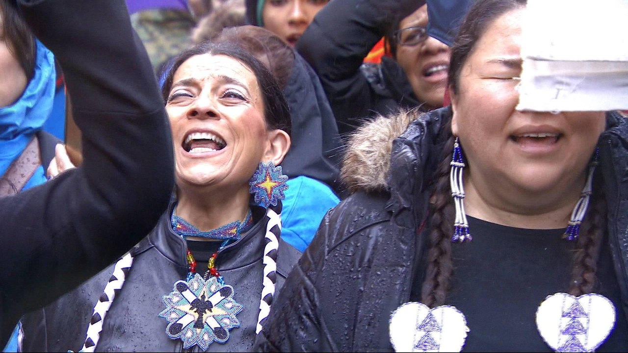 Native Americans rally against Dakota Access Pipeline in Washington