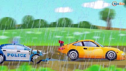 Мультик Машинки Полицейская Машинка Сборник Все Серии Подряд - 2D Мультфильм