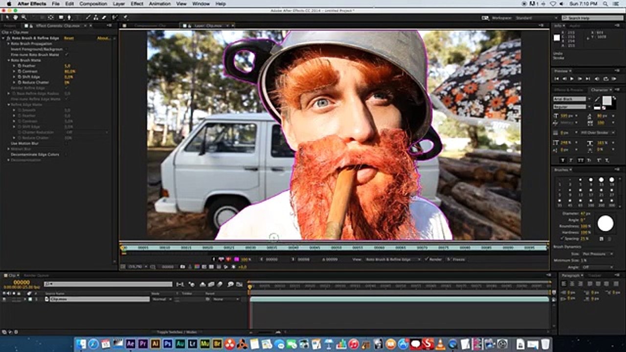 After Effects Rotobrush Tutorial