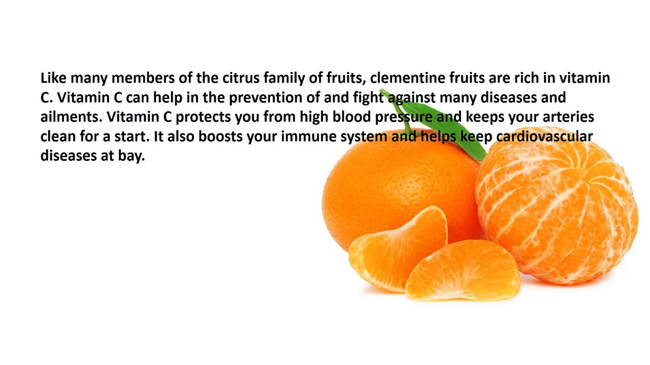 Clementine Nutrition Facts, Clementine Health Benefits