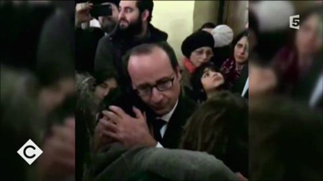 CàVous : les images touchantes de François Hollande après l'attentat de l'hyper casher