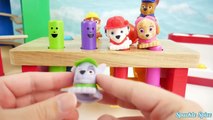 PAW PATROL POP-UP PALS TOYS - LEARN COLORS WITH HUGE PAW PATROL SURPRISE EGGS