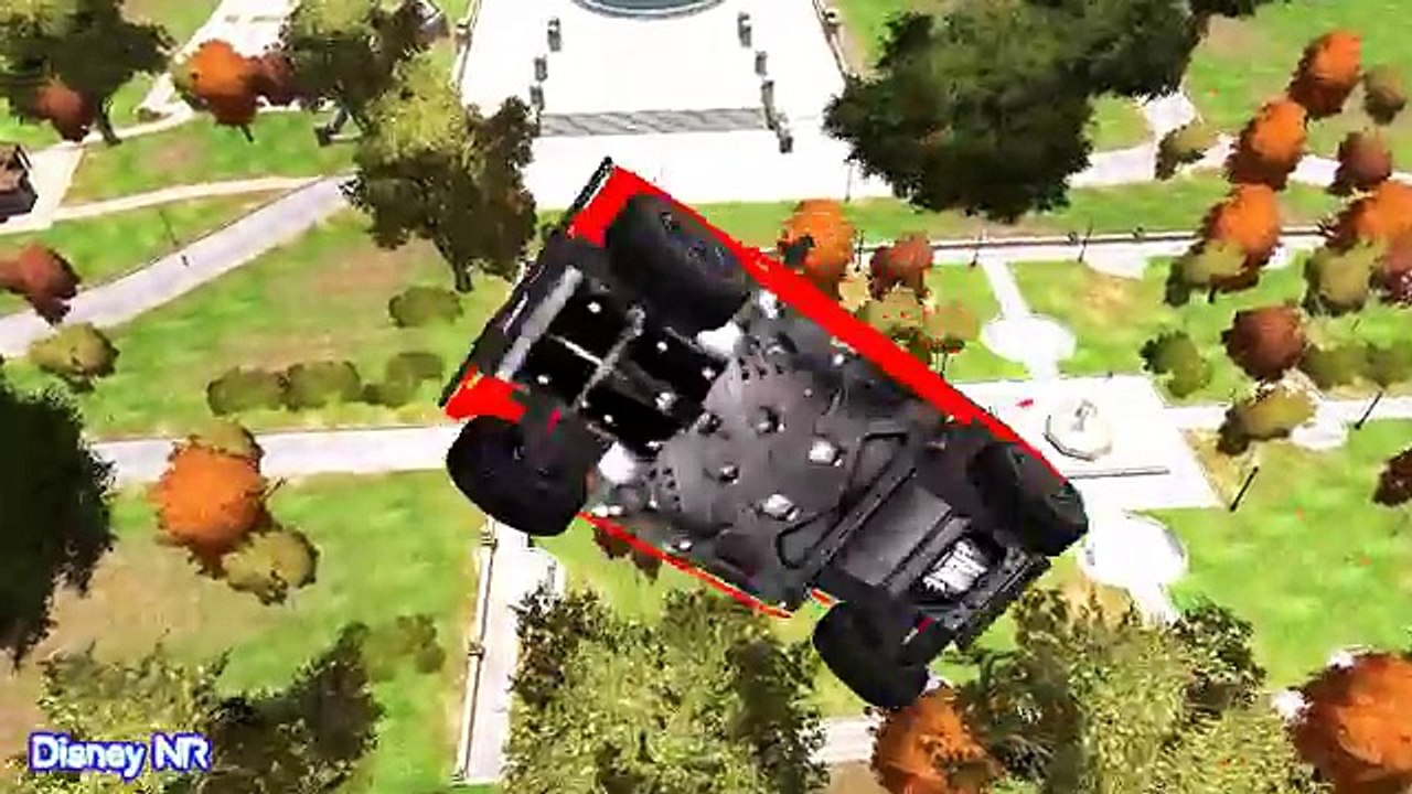 Gracioso Niños Coches de dibujos animados con Spiderman y canciones infantiles Canciones para Niños