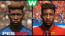 FIFA 17 vs PES 2017 Graphics: Faces Comparison
