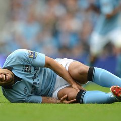 Sergio Aguero broke leg - Middlesbrough vs Manchester City - 11/03/2017 HD