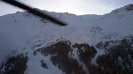 Avalanche : un déclenchement incroyable à Sainte Foy en Tarentaise