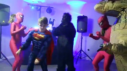 Pink Spidergirl Twins vs Frozen Elsa vs Maleficent Superhero In Real Life Dance with Spide