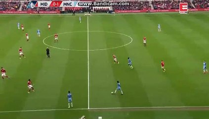 Sergio Aguero Fantastic Goal Middlesbrough 0-2 Manchester City 11.03.2017