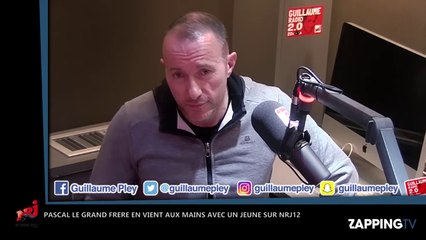 Pascal le grand frère en vient aux mains avec un jeune dans le studio d'NRJ12 ! (vidéo)