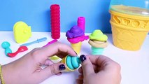 Play Doh Ice Cream Cone Container Playset Playdough Ice Cream Popsicles Sundaes Toys