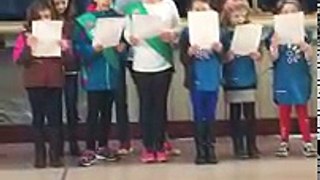 Cambria singing on veterans day