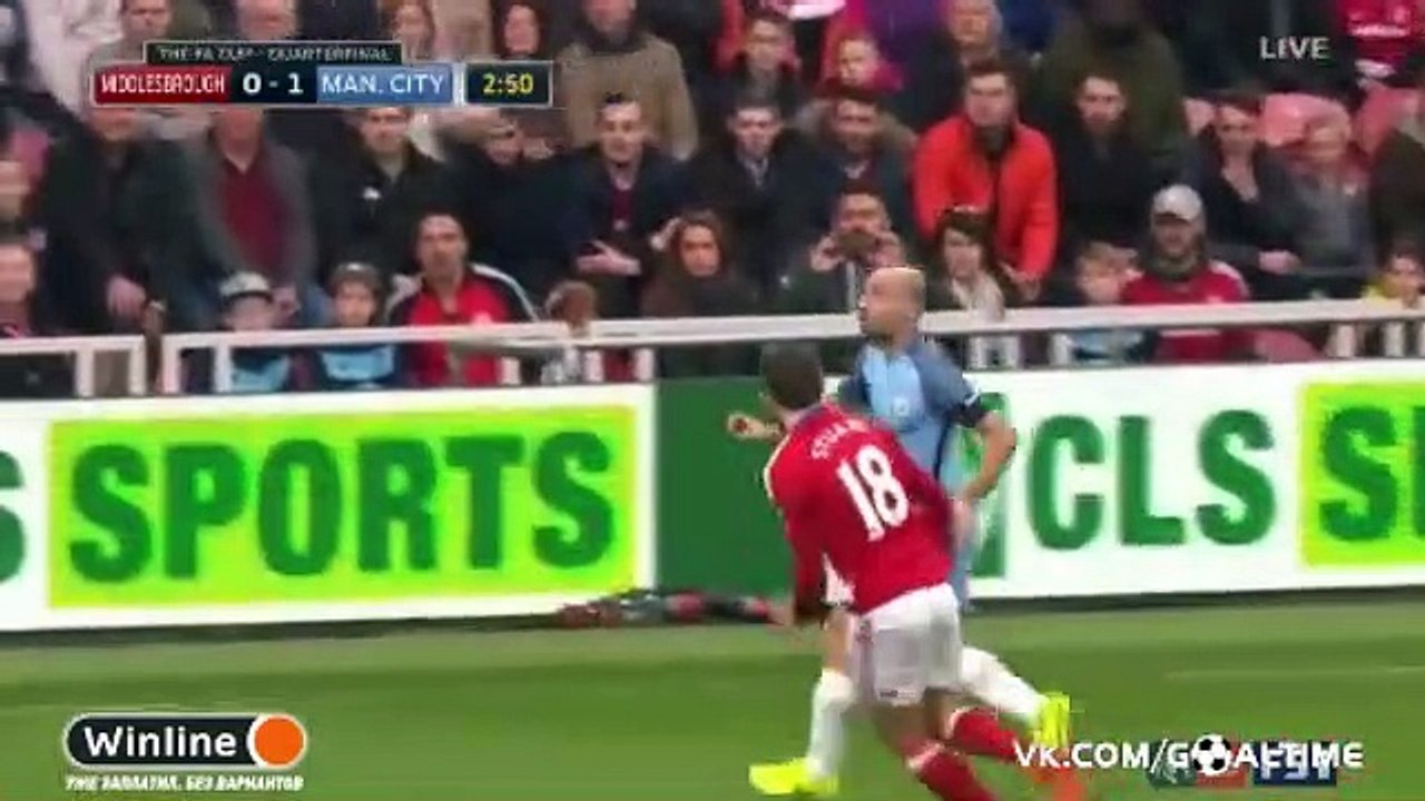 All Goals & Highlights - Middlesbrough 0-2 Manchester City 11.03.2017 HD