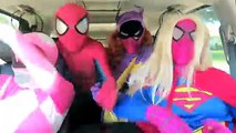 Супергерои автобазы Танцы на машине ж/ Человек-Паук, Джокер, Бэтгерл, Бэтмен, Веном, рейнджера