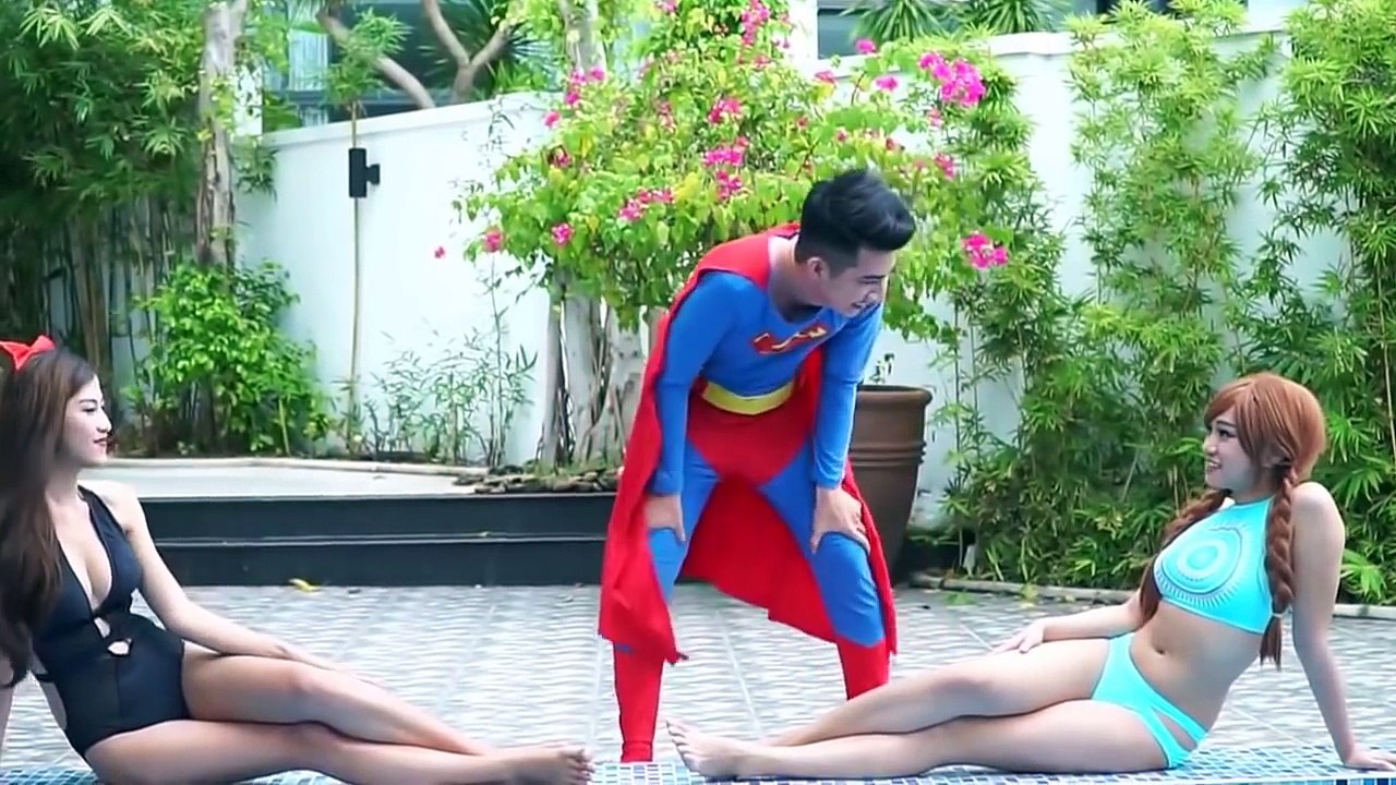 Frozen Elsa & Anna CRYING BABIES! w- Spiderman Reckless Joker McDonalds Maleficent Prank Superheroes