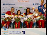 Mixed 4x50m freestyle relay 20points | Victory Ceremony | 2014 IPC Swimming European Championships