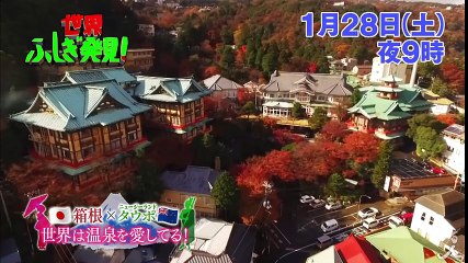 箱根×ニュージーランド 世界は温泉を愛してる!! 1/28(土)『世界ふしぎ発見!』【TBS】