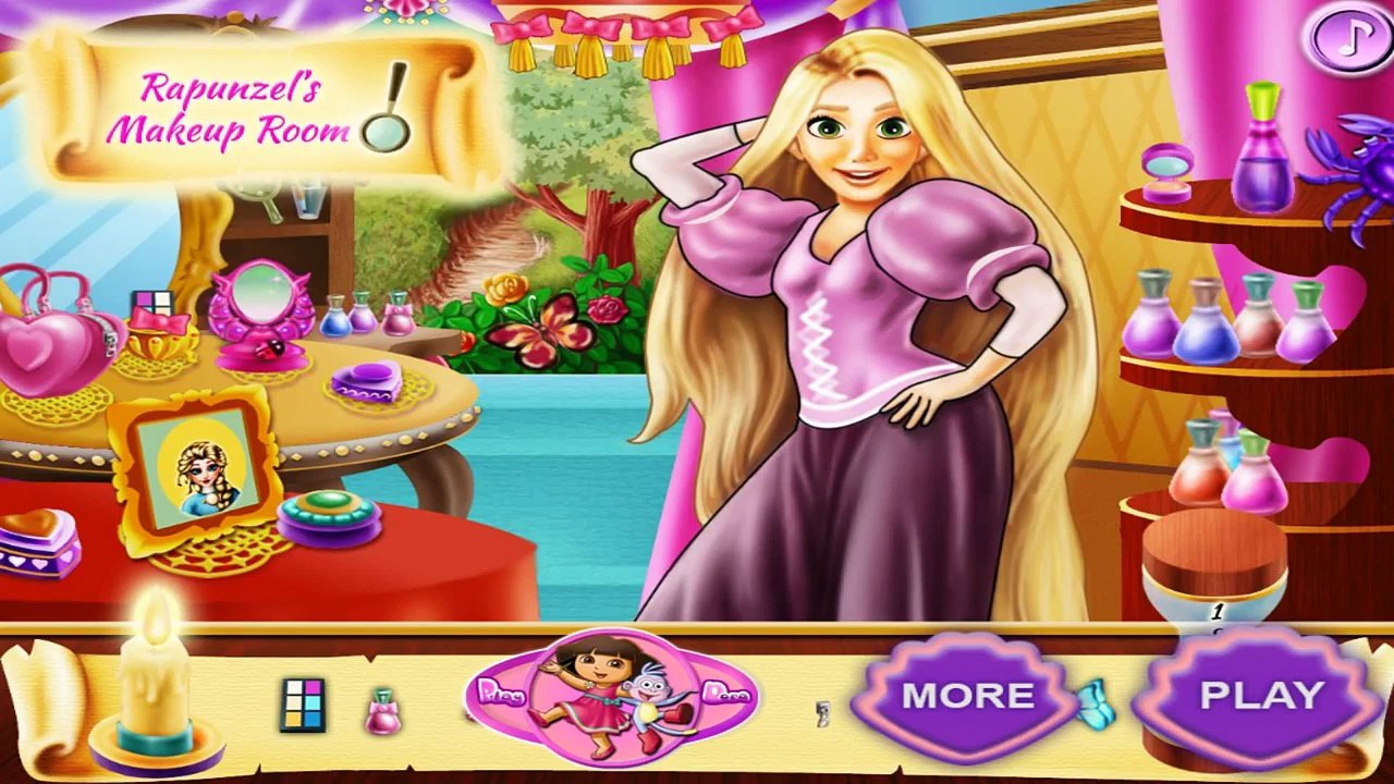 Дисней Принцесса Эльза Анна Рапунцель и Золушка составить видео Игры для девушки