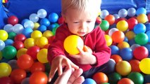 New GREAT Indoor Playground fun for kids with Ball PIT BALLS Funny Slides and more