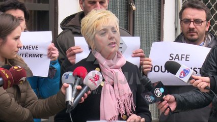 Gazetarët e rajonit në mbështetje të kolegëve në Maqedoni