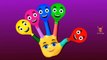 5 Wet Colors Face Balloons - Learn colours water balloon Finger Family nursery rhymes compilation
