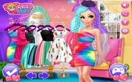 Modern Rapunzel Rainbow Trends - Disney Princess Rapunzel Hairstyle and Dress Up Game