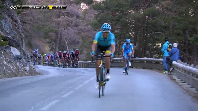 Attaque de Fuglsang / Fuglsang goes - Étape 7 (Nice / Col de la Couillole) - Paris-Nice 2017