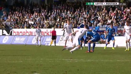 Sportfreunde Lotte vs Hansa Rostock   2-0  All Goals  11.03.2017 (HD)