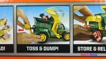 UNBOXING MATCHBOX DUMPIN' LOADER TRUCK WITH DISNEY CARS, HOT WHEELS AND MATCHBOX ON A MISSION-MvSLwDXrmDg