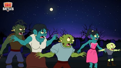 Finger Family Epic Battles Crazy Zombie Monster Vs Frankenstein | Finger Family Nursery Rh