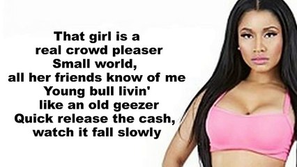 Nicki Minaj - Regret In Your Tears (Lyrics Video)